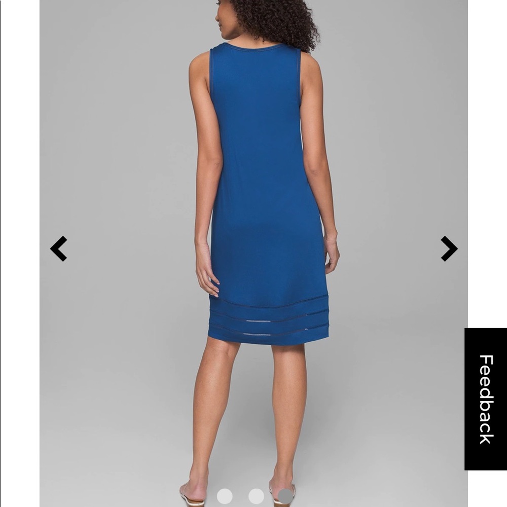 NWT Soma Ladder Trim Bra Dress Woven blue S